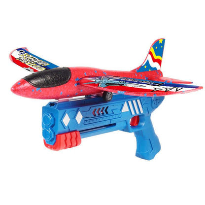 2024 Foam Plane Launcher Gun Toy - Outdoor Catapult Airplane for Kids - www.Shopthatapp.com #