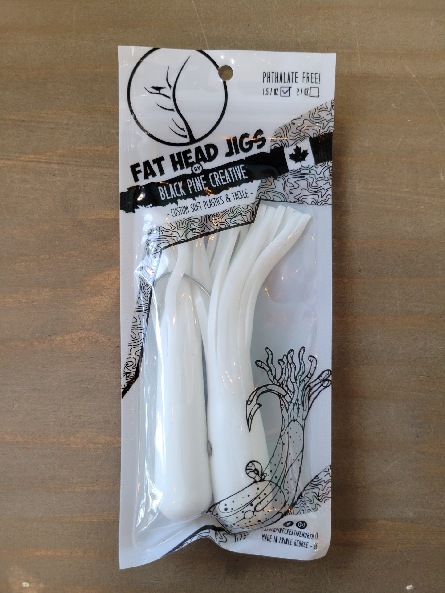 Black Pine 5" 1,5 oz Tube Jigs 2/pk