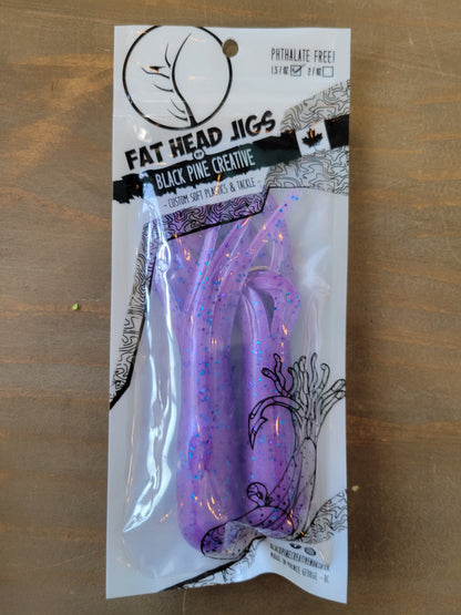 Black Pine 5" 1,5 oz Tube Jigs 2/pk