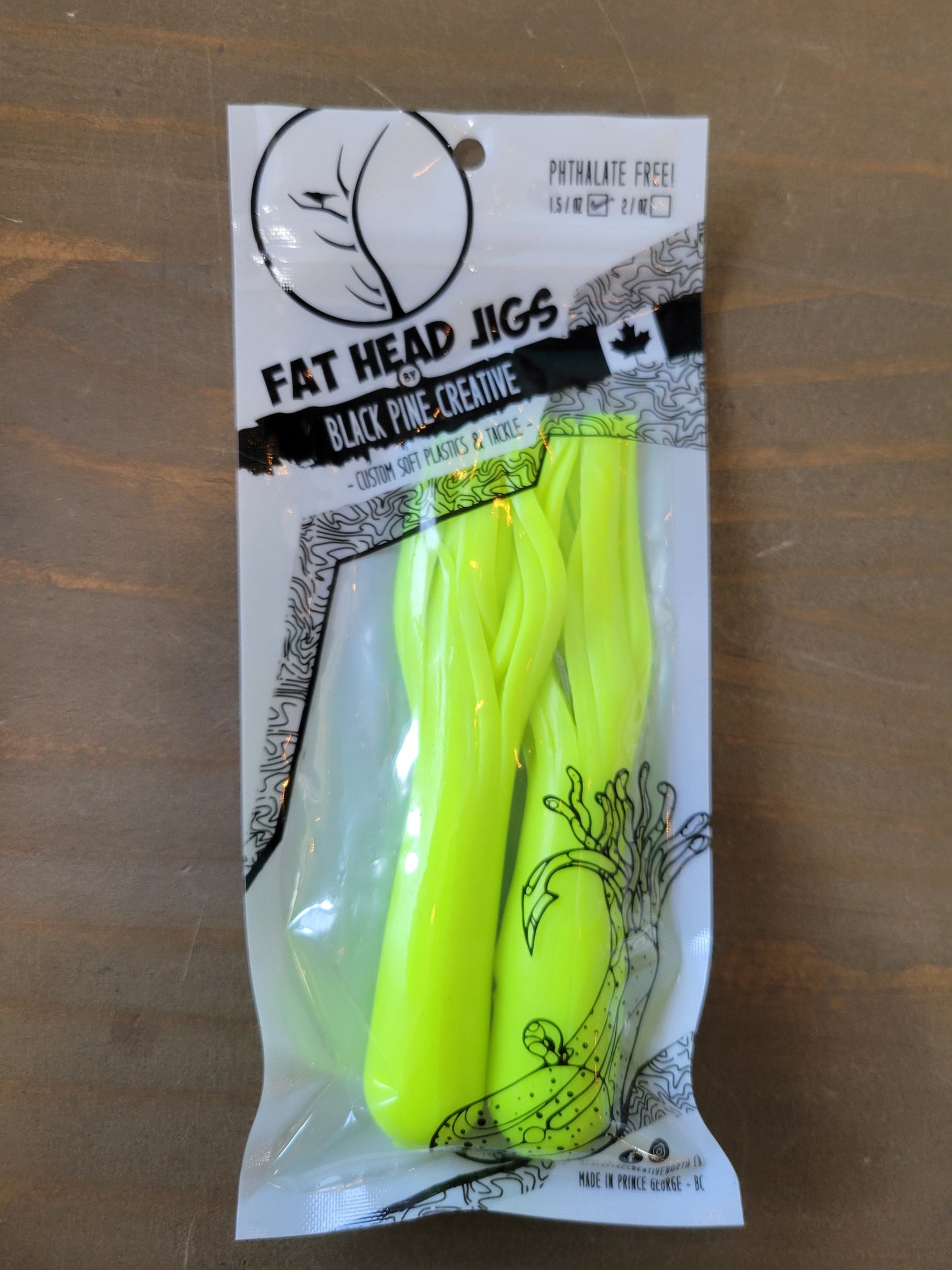Black Pine 5" 1,5 oz Tube Jigs 2/pk