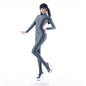 Spandex Nylon See Through Sheer Full Bodysuit Zentai Shinny Cosplay Suit - www.Shopthatapp.com