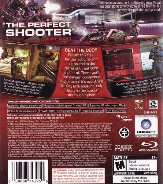 Tom Clancy's Rainbow Six Vegas 2 [Greatest Hits] (usagé) - www.Shopthatapp.com