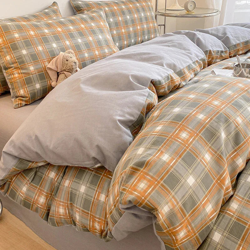 Pure Cotton Class A Four-piece Quilt Cover Household Pure Cotton Bed Sheet Duvet Cover - www.Shopthatapp.com