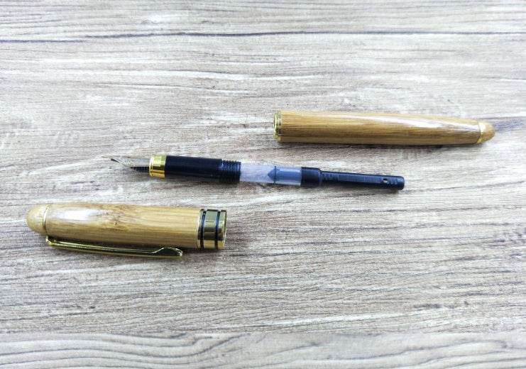 Bamboo Pen Bamboo Pen Pen Ball Pen Lettering Customer Gift Hard Pen Neutral Bamboo Pen - www.Shopthatapp.com