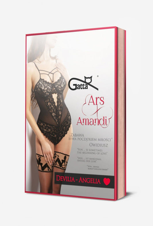 Gatta Ars Amandi Devilia Angelia Hold-up Stockings - www.Shopthatapp.com