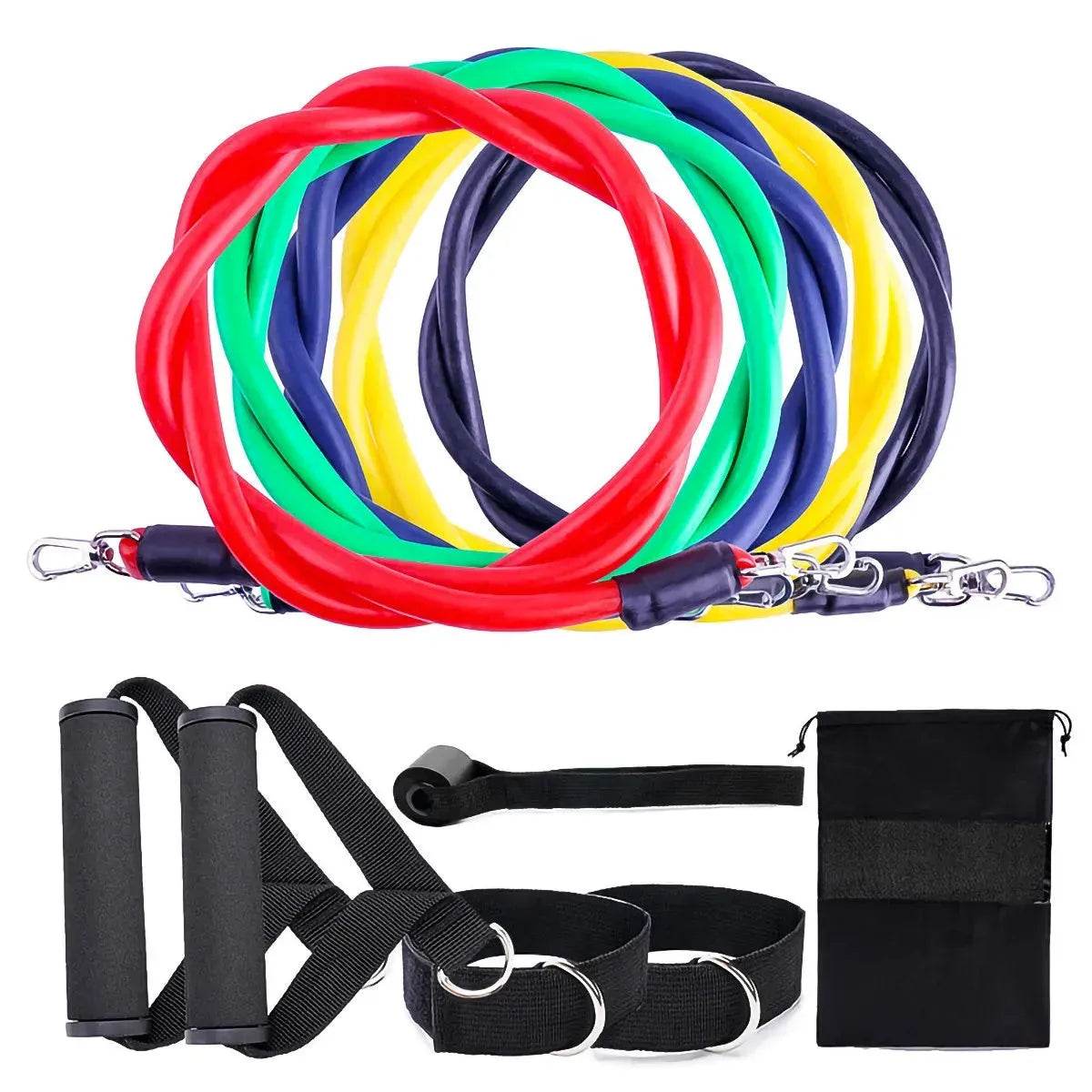 Fitness Rally Elastic Rope Resistance Band set - www.Shopthatapp.com