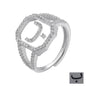 Fashion Micro Inlaid Zircon Arab Letters Ring for women - www.Shopthatapp.com