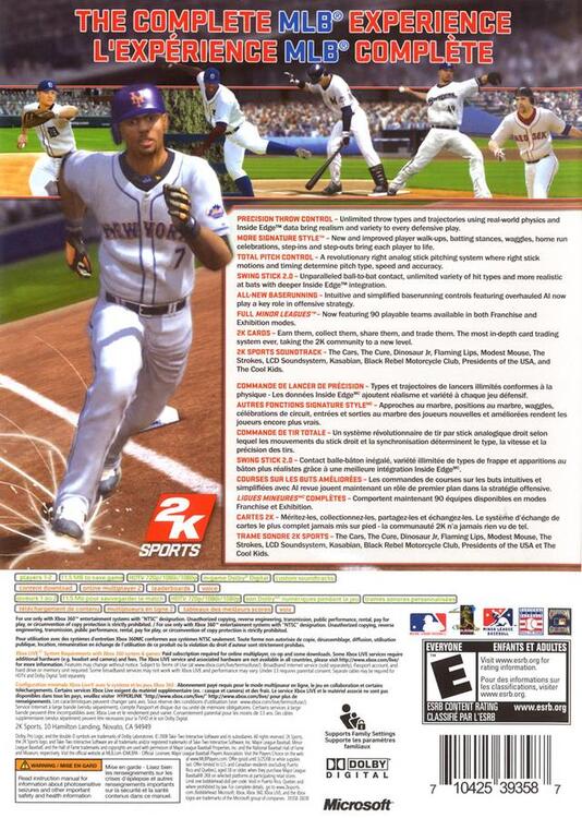 Major League Baseball 2K8 (usagé) - www.Shopthatapp.com