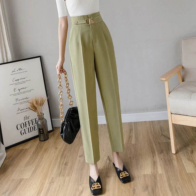 High-waisted Women's Trousers And Small Trousers - www.Shopthatapp.com