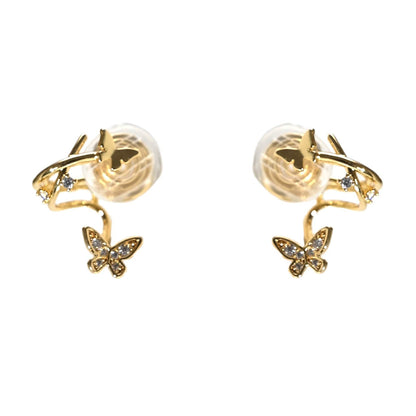 Female Cute Butterfly Earrings Jewelry - www.Shopthatapp.com