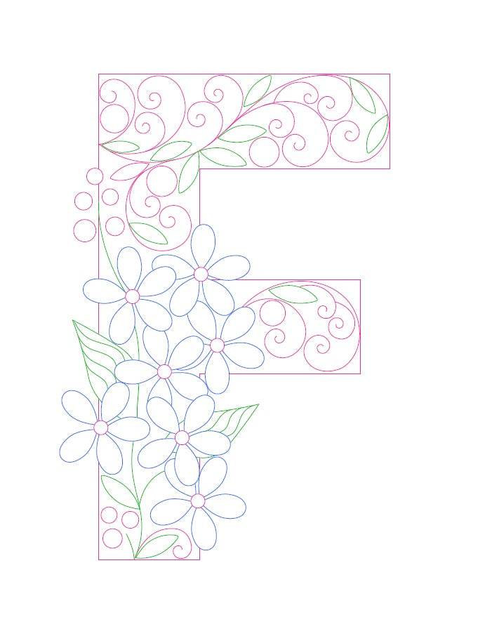 Paper Filigree Painting Kit - Letters - www.Shopthatapp.com