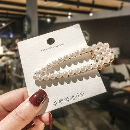 Elegant Pearl Bling Hair Clip - www.Shopthatapp.com