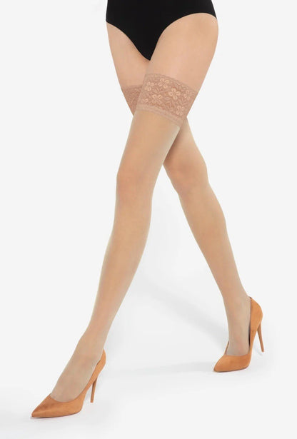 GATTA Michelle Stockings 01 – Elegant Self-Supporting Lace Top Hold-Ups - www.Shopthatapp.com