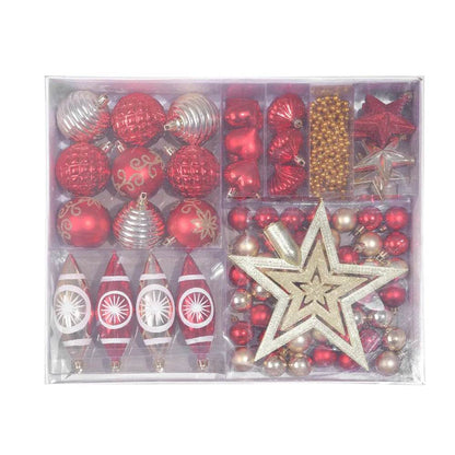 Ornament Christmas Tree Ball Decorations Xmas Ball Red Gold Silver  Blue Hanging Home Party Decor - www.Shopthatapp.com