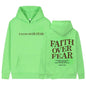 New Hoodie Faith Fear Men's And Women's Printed Sweatshirt’s - www.Shopthatapp.com