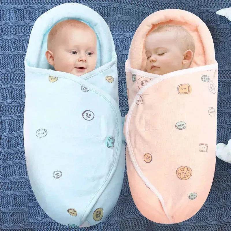 Newborn Baby Infant Swaddle Wrap Cotton sleeping bag - www.Shopthatapp.com