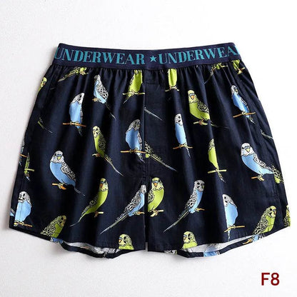 Cartoon Printed Cotton Men's Underwear Loose Boxer Short Breathable - www.Shopthatapp.com