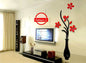 Creative vase acrylic 3D wall sticker Home Wall Decals - www.Shopthatapp.com