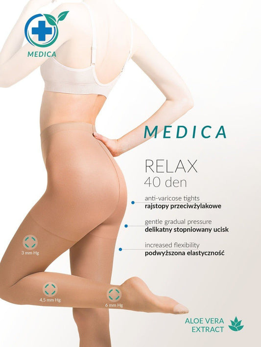 Gabriella Relax 40 Den Compression Tights – Support & Comfort - www.Shopthatapp.com