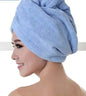 Women's Microfiber Hair Dryer Cap Absorbent Hair Towel.