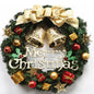 Christmas Wreath Clover Wreath Natural Pine Decorative Christmas Garland with Frost - www.Shopthatapp.com