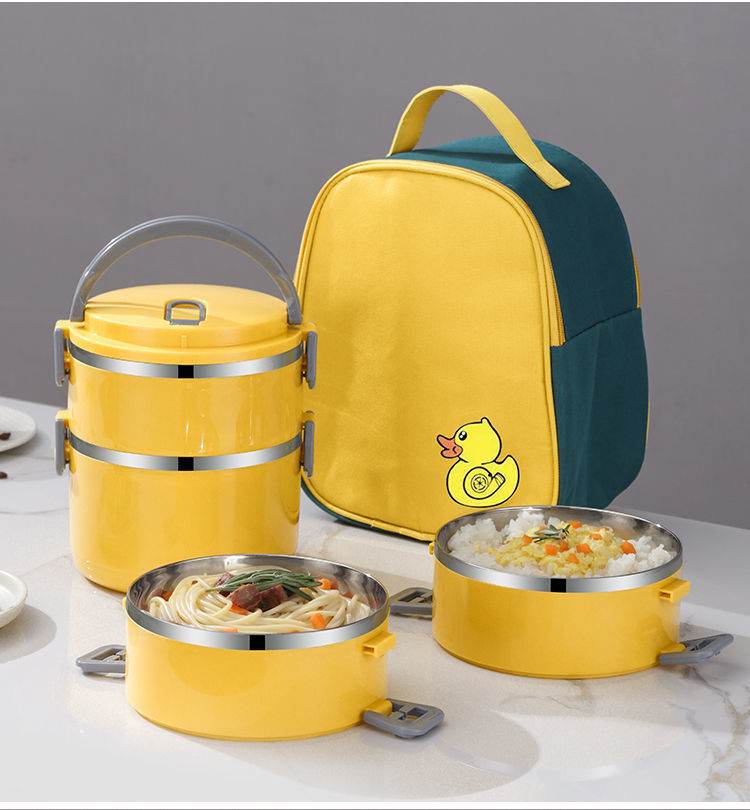 Multilayer Thermal Stainless Steel Insulated Lunch Box for Adults - www.Shopthatapp.com