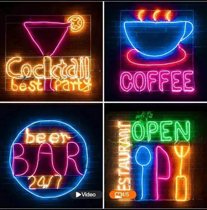 220V Neon Light With LED Neon Background Decorative Light Strip - www.Shopthatapp.com