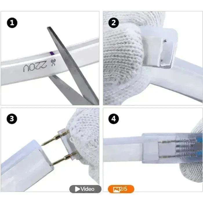 220V Neon Light With LED Neon Background Decorative Light Strip - www.Shopthatapp.com