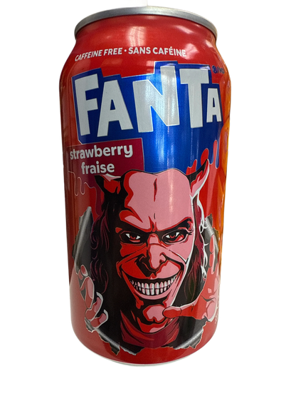 Fanta Limited Edition Halloween Strawberry Flavoured Can 355ML – Rare Canadian Exotic Drink