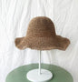 Summer Vacation Beach Outdoor foldable Large Brim Bucket Sun Hat for Women