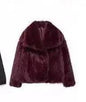 Winter Plush Open front Coat Thick lapel Outwear Faux Fur Coat women - www.Shopthatapp.com