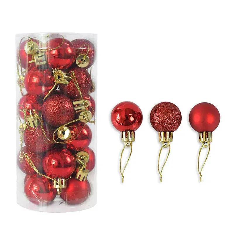 Christmas Decoration Shiny Matte Christmas Ball - www.Shopthatapp.com
