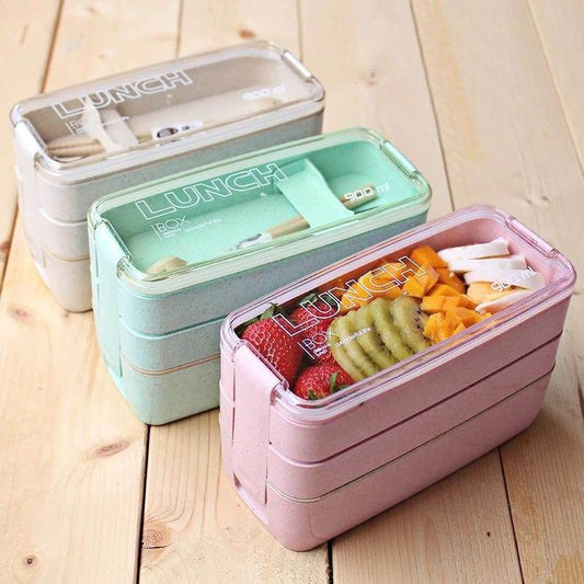 Microwave-Safe Multi Layer Lunch Box for Kids - www.Shopthatapp.com