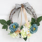 Christmas Wreaths On The Door Artificial Flowers Garland Window Door Hanging Decorative Supplies For Christmas Party New Year - www.Shopthatapp.com