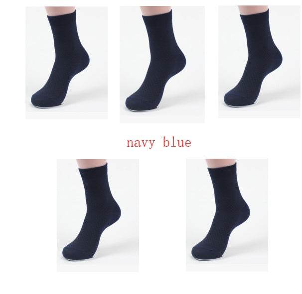 Socks men's new bamboo fiber men's business socks - www.Shopthatapp.com
