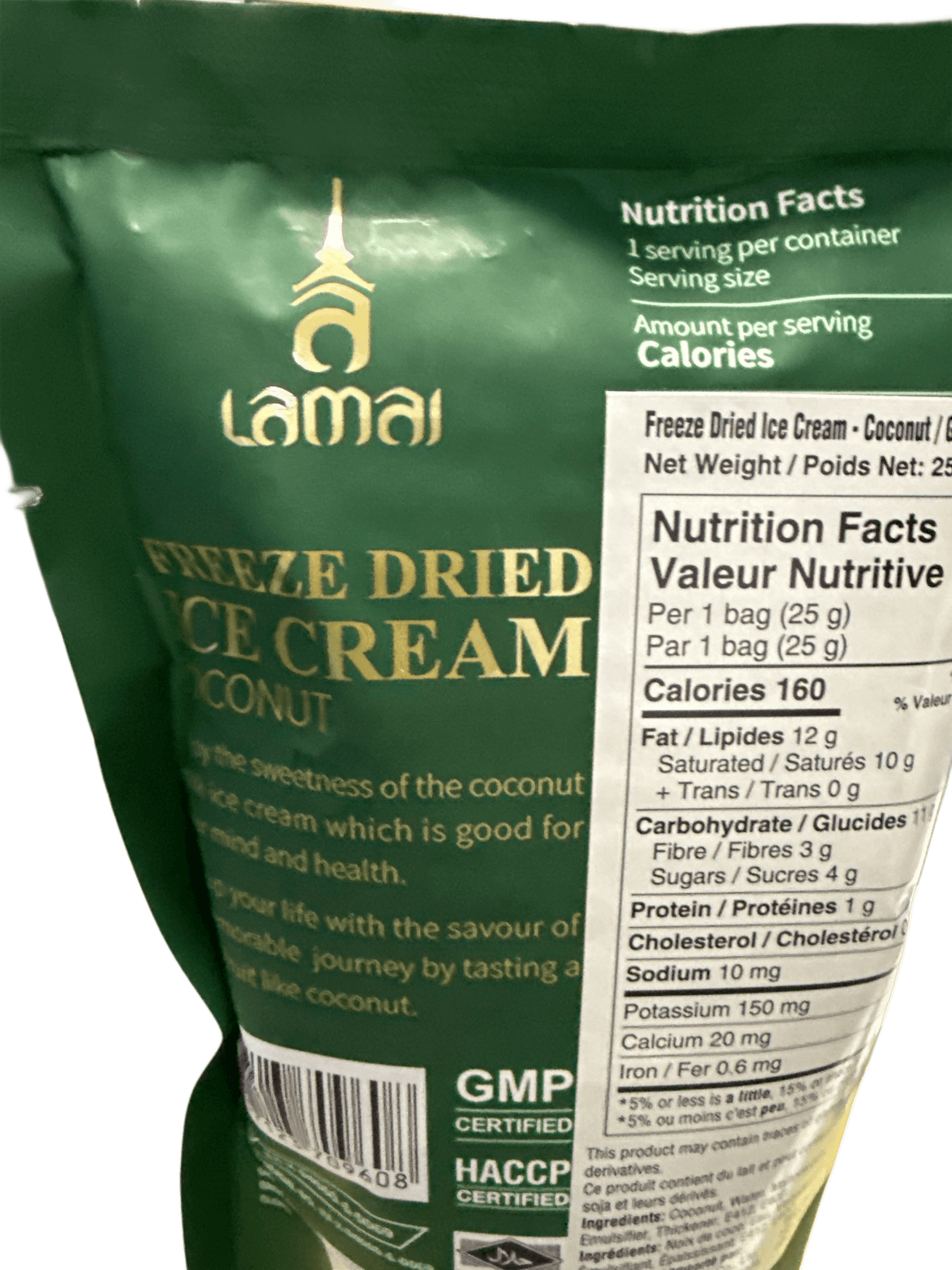 Freeze Dried Ice Cream Coconut 25G - Thailand Edition - www.Shopthatapp.com