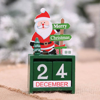 Christmas wooden calendar decorations - www.Shopthatapp.com