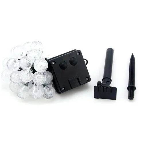 Crystal solar power of the led lamp string lights christmas lights solar garden outdoor decoration for christmas - www.Shopthatapp.com