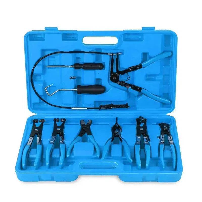 Automotive Repair Tool set  9pcs Wire Long Reach Hose Clamp Pliers Set - www.Shopthatapp.com