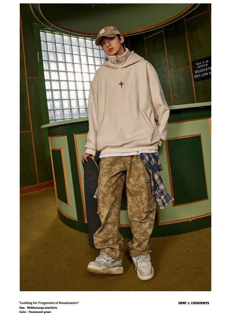 Fashion Turtleneck Street Hip pop Hoodie Sweatshirt Men - www.Shopthatapp.com