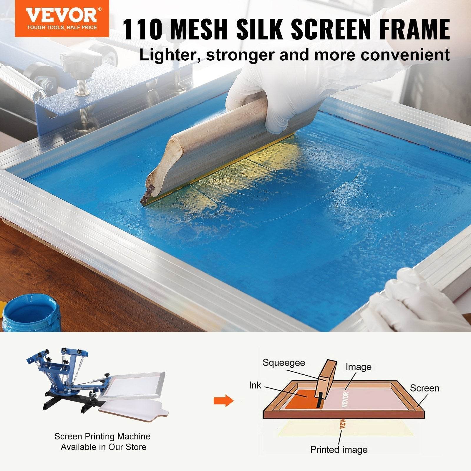 Screen Printing Kit, 4 Pieces Aluminum Silk Screen Printing Frames - www.Shopthatapp.com