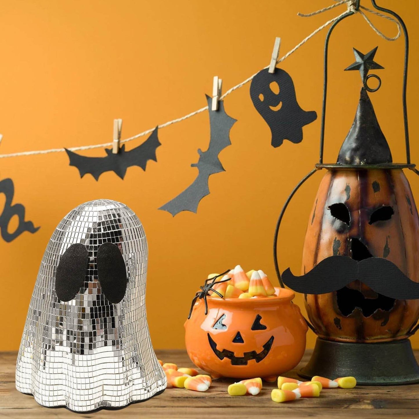Halloween Diss Cute Mosaic Mirror Patch Decoration Desktop Decoration - www.Shopthatapp.com
