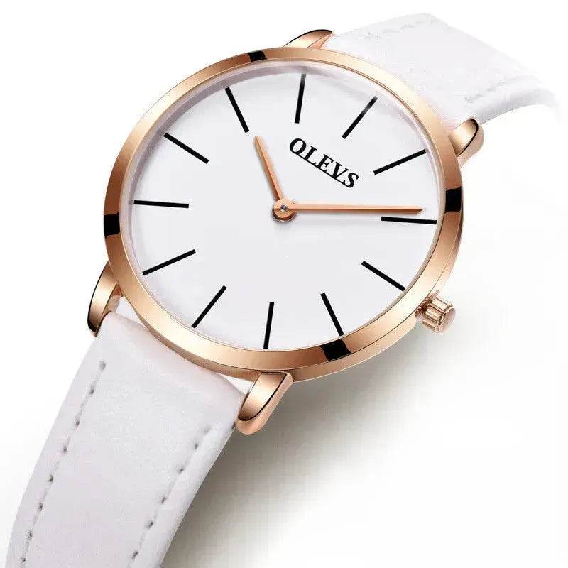 Ultra-thin quartz watch - www.Shopthatapp.com