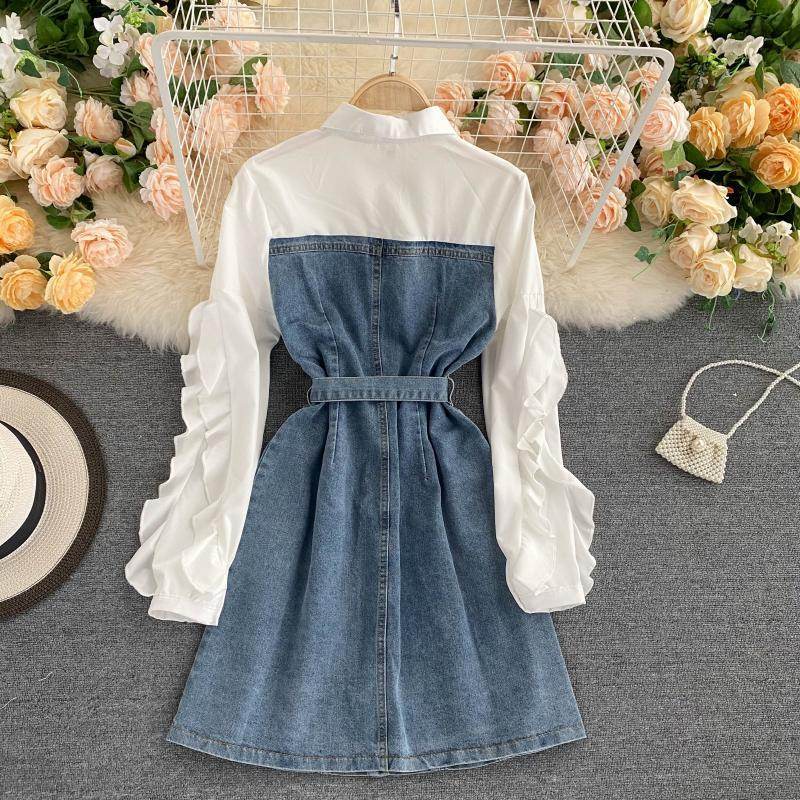 New Fashion Retro denim dress - www.Shopthatapp.com