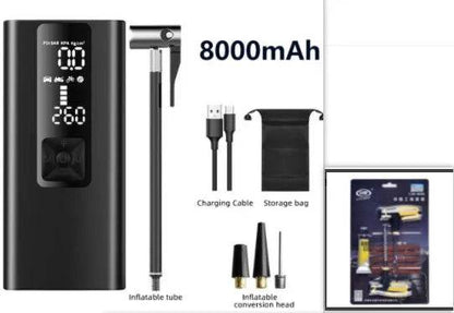 Electric Wireless Car Bicycle Tire Smart Air Inflator - www.Shopthatapp.com