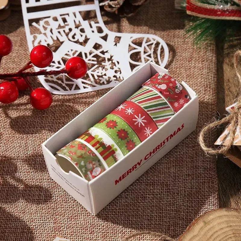 Creative Christmas Gift And Paper Adhesive Tape Journal Tape Christmas Decoration Material Cute Christmas Tape - www.Shopthatapp.com