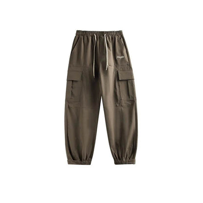 Autumn Outdoor Retro Pocket Overalls Men's Loose Straight Casual Cargo Pant - www.Shopthatapp.com