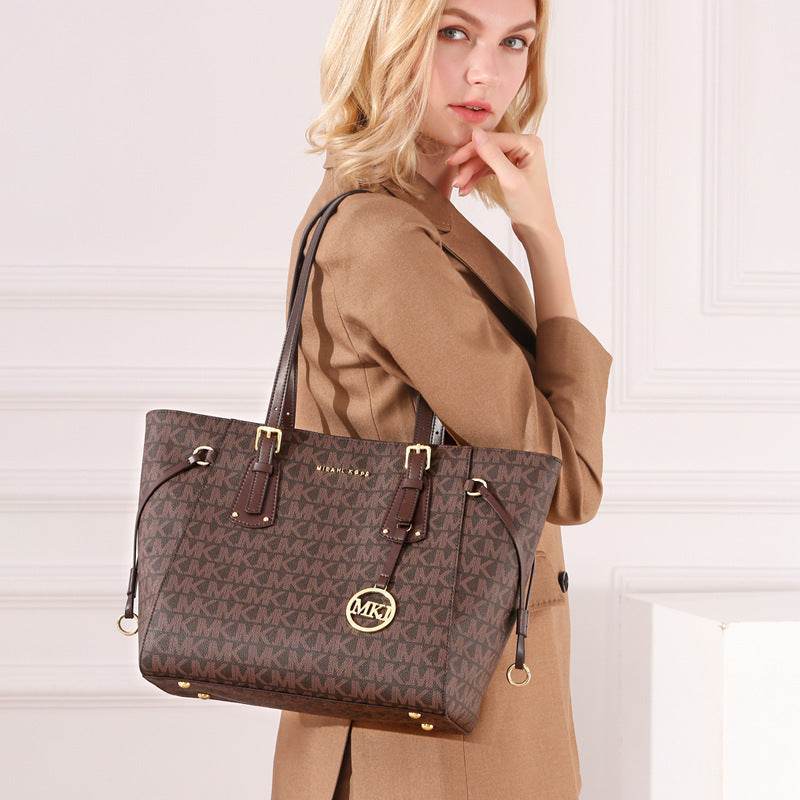 Big Retro Fashion Brown Leather bucket Bag - www.Shopthatapp.com