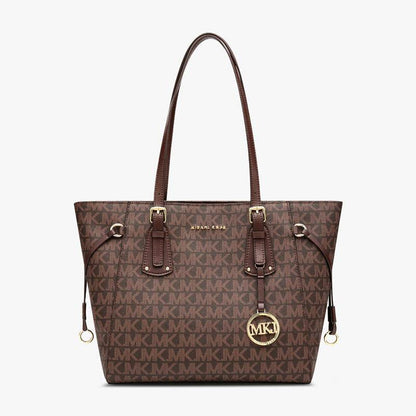 Big Retro Fashion Brown Leather bucket Bag - www.Shopthatapp.com