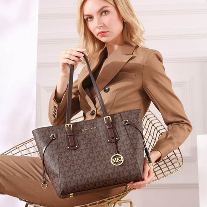 Big Retro Fashion Brown Leather bucket Bag - www.Shopthatapp.com
